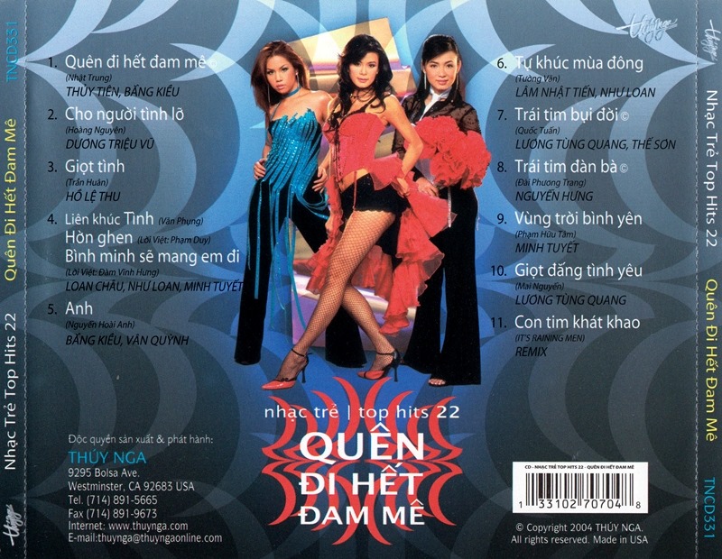 Quên đi hết đam mê – Nhạc trẻ Top Hits 22 (TNCD331)