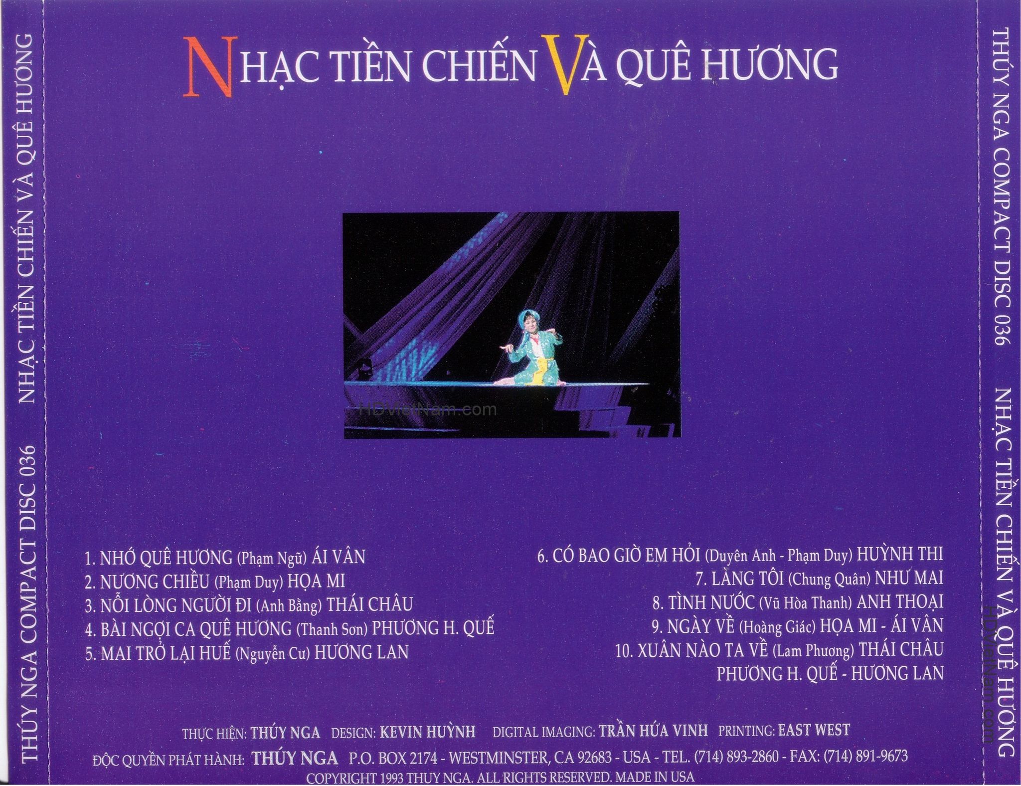 Nhạc tiền chiến và quê hương (TNCD036)