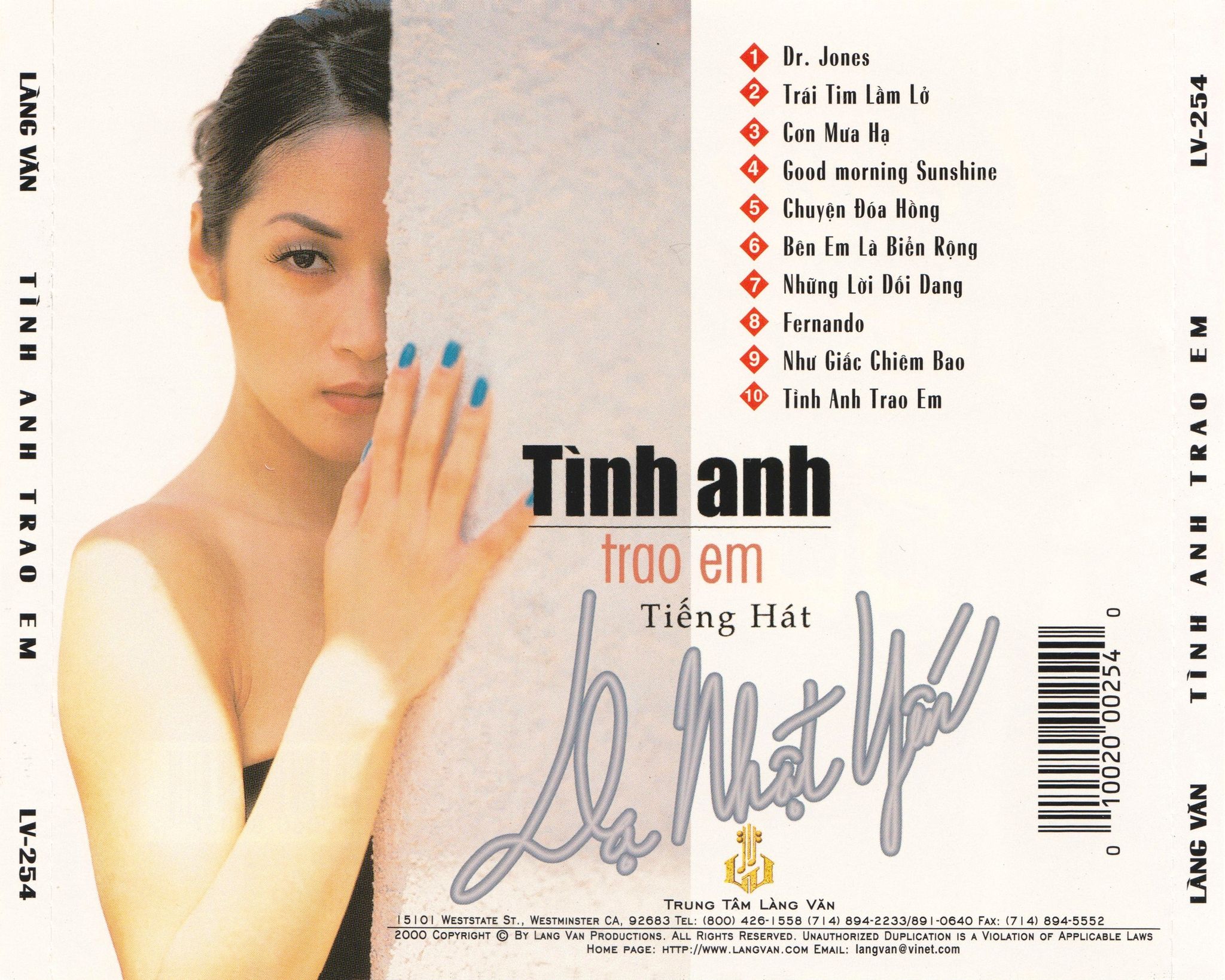 Tình anh trao em- Dạ Nhật Yến (LVCD 254)