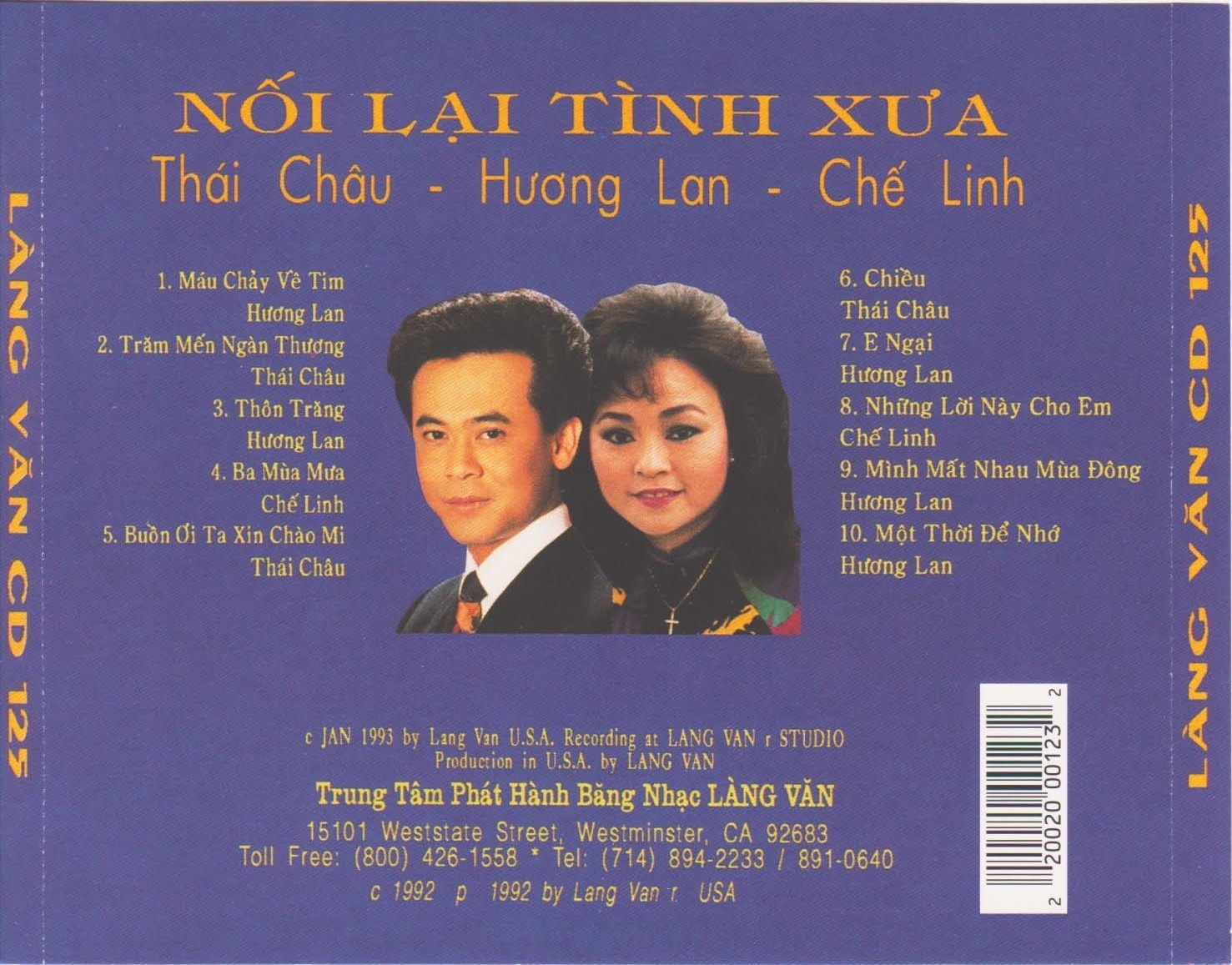 Nối lại tình xưa- Thái Châu- Hương Lan- Chế Linh (Làng Văn CD 125)