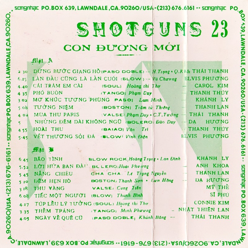 Shotgun 23 – con đường mới ( 2 cd )