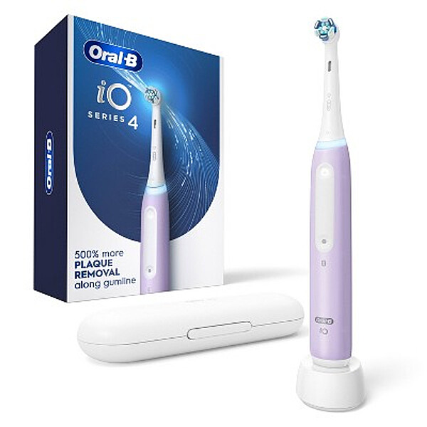 Bàn chải đánh răng điện Oral-B iO Series 4 có đầu bàn chải (Lavender)