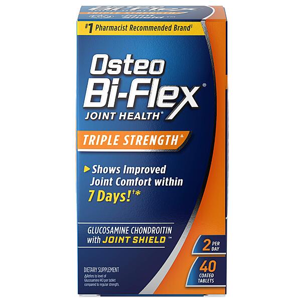 40-Ct Osteo Bi-Flex 3 sức mạnh Glucosamine Chondroitin tham gia bảng Y tế