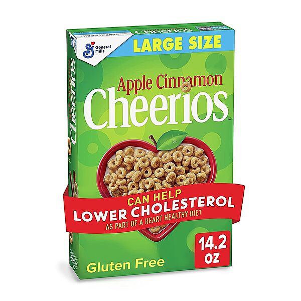 Giảm giá ngũ cốc GM: Cheerios hạt mật ong 27,2-Oz $3,70, Cheerios táo quế 14,2-Oz