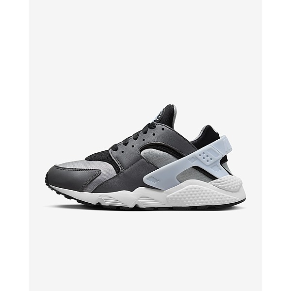 Ứng dụng Nike: Giày Nike Air Huarache dành cho nam (Đen/Xám khói nhạt/Xanh lam)