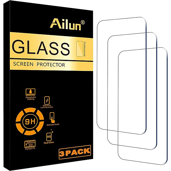 Bộ bảo vệ màn hình và ống kính Ailun Glass nhiều gói cho dòng iPhone 12/13/14/15