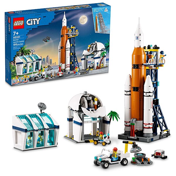 Bộ xây dựng trung tâm phóng tên lửa lấy cảm hứng từ Lego City NASA 1010 mảnh