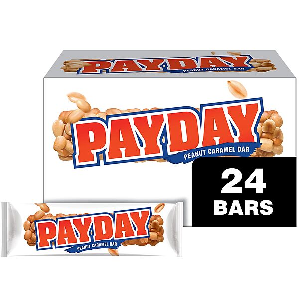 24Count 1.85-Oz Payday Caramel Candy Bars