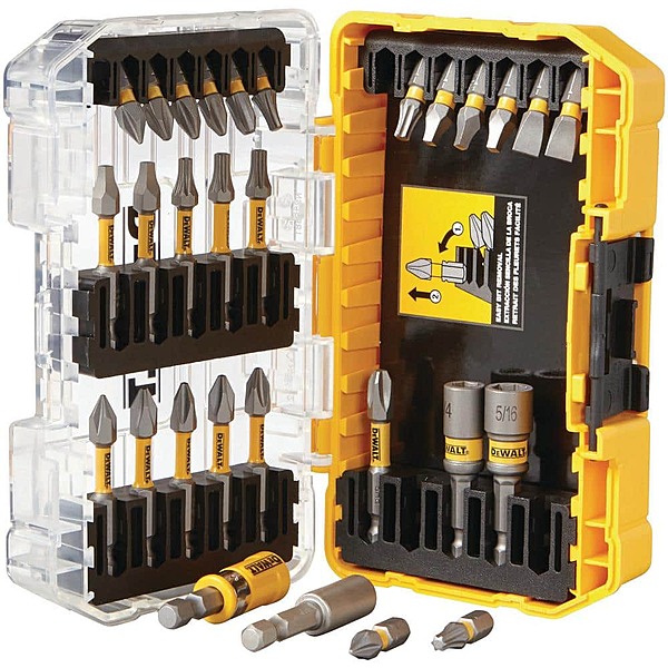 Bộ tuốc nơ vít DeWALT Maxfit 30 chiếc kèm ống bọc