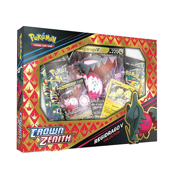 Pokémon TCG: Crown Zenith V Box Đặt: Regidrago V hoặc Regieleki V