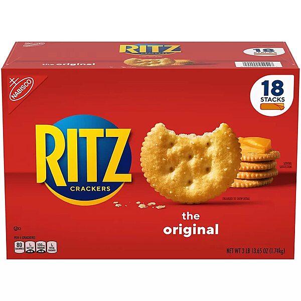 61.65-oz. Nabisco Ritz Crackers (18 Stacks)