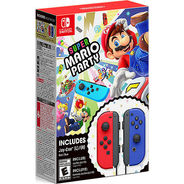 Phần mềm chuyển đổi Nintendo: Super Mario Party ( tuyệt vời khi tải về) + Chuyến đi vui vẻ màu đỏ và xanh dương