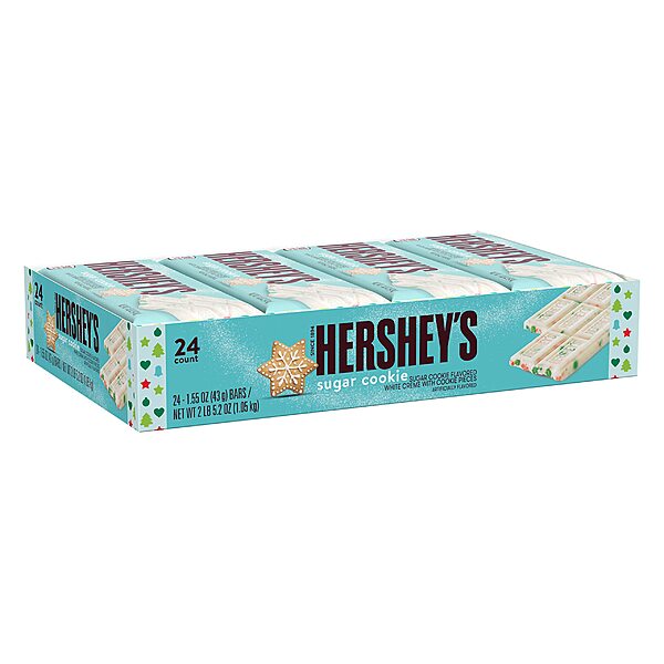 24Count 1.55-Oz Hershey's Sugar Cookie Flavored Candy Bars