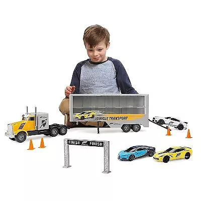 1:24 sáng mới Forza Motorport Hauler Set