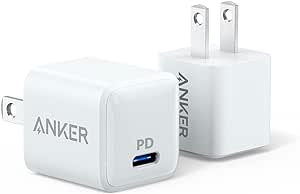 Prime Members: 2-Pack 20W Anker USB-C Nano Charger