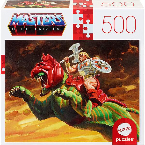 500-Pc Masters of the Space He-Man & Cat Jigsaw giải đố w/ Mini-Braster