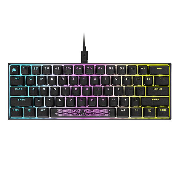 Bàn phím cơ có dây Corsair K65 RGB MINI 60% (Công tắc tốc độ CHERRY MX)