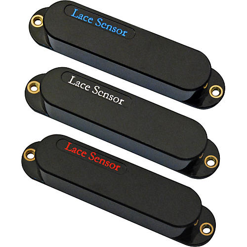 Lace Sensor Electric Guitar Humbucker Pickup Set: 3-Pack S-S-S Pickup Set