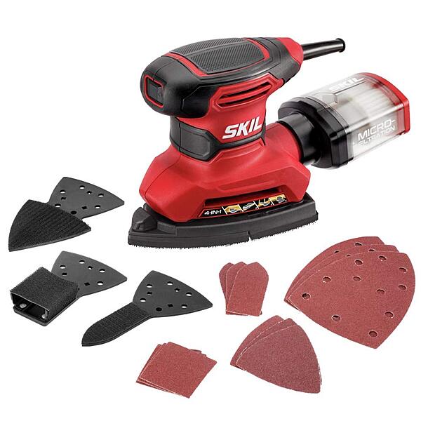 SKIL đã kết hợp đa chức năng Sander w/ 3 x đính kèm & 12x Làm ruộng