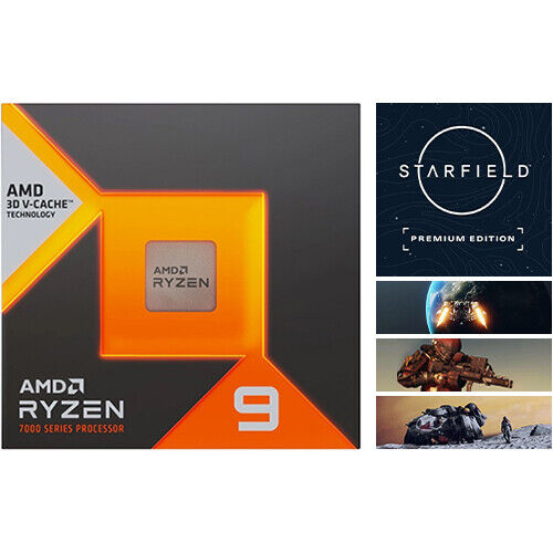 CPU máy tính để bàn AMD Ryzen 9 7900X3D + Starfield Prem. Ed. (PCDD, Gửi email)