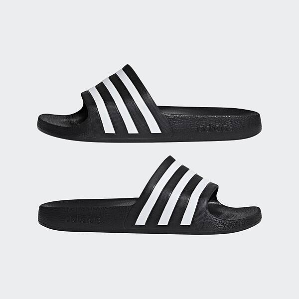 slides Adilette Aqua của nam giới adidas (Cure đen trắng)