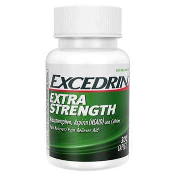 Excedrin Extra Strength giúp giảm đau đầu, 300 Viên nén