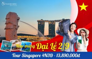 Tour Singapore 4N3Đ | Đảo Sentosa – Merlion Park – Garden By The Bay