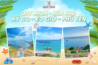 TOUR QUY NHƠN - HÒN KHÔ - KỲ CO - EO GIÓ - PHÚ YÊN 4N4Đ