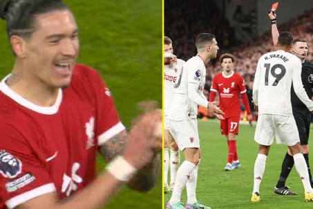 MU hòa Liverpool: Tranh cãi Dalot nhận thẻ đỏ, Nunez thoát án