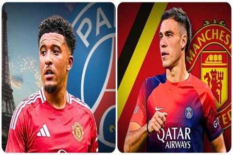 MU gặp khó thương vụ Ugarte, bị PSG ép phải "nhả" Sancho