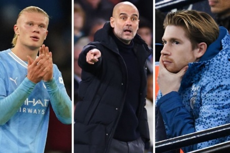 Haaland ghi bàn dập tắt chỉ trích, HLV Guardiola báo tin dữ về De Bruyne