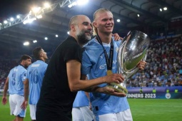 Man City thắng nghẹt thở loạt "đấu súng", Guardiola 10 năm mới lại cầm Siêu cúp châu Âu