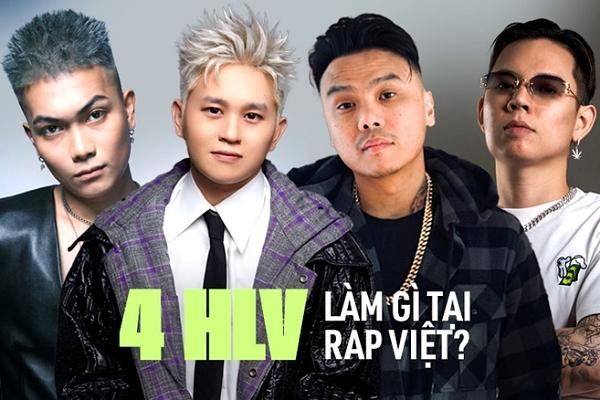 4 Huấn luyện viên làm gì ở Rap Việt mùa 3?