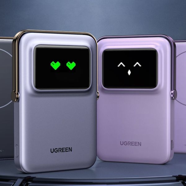 Kiểm tra ngân hàng năng lượng UGREEN mới của UGREEN với vị trí đứng và trưng bày với giá 36$