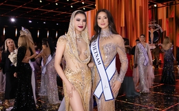 Á hậu Kim Duyên động viên Lydie Vũ sau chung kết Miss Supranational 2024