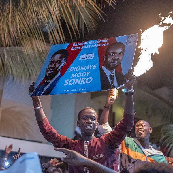 Celebrations after Senegal opposition leader and his candidate freed ahead of presidential election