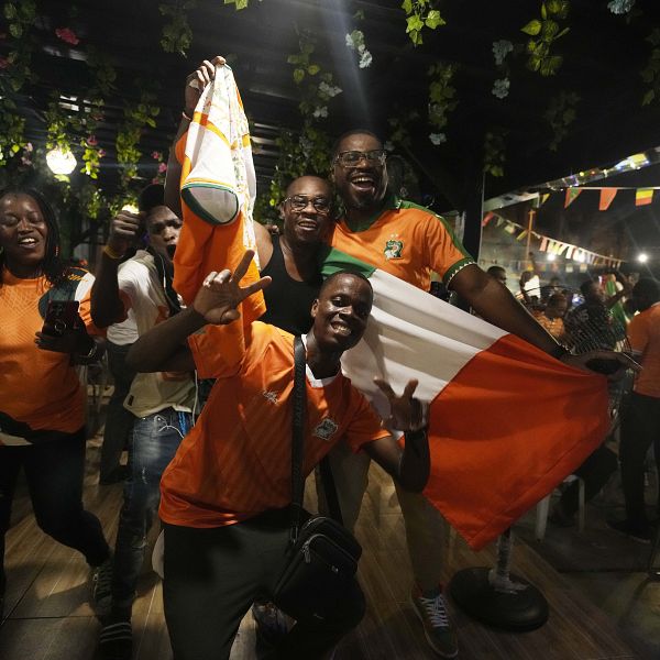 AFCON 2023: Người Bờ Biển Ngà ăn mừng sau chiến thắng trước Senegal