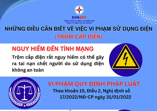 Hành vi trộm cắp điện bị xử lý như thế nào?