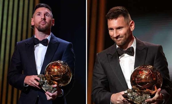 Messi lần thứ 8 giành Quả bóng vàng