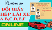 Lừa đảo dịch vụ thuê cấp đổi giấy phép lái xe online