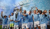 Man City lần thứ 4 liên tiếp vô địch Ngoại hạng Anh