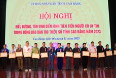 Sửa đổi điều kiện công nhận người có uy tín trong đồng bào dân tộc thiểu số