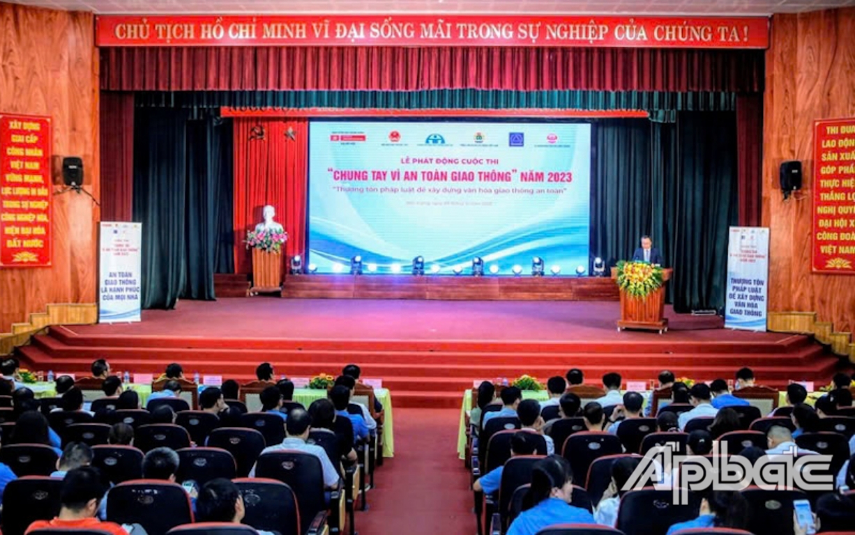 Tiền Giang: Tuyên truyền, hưởng ứng Cuộc thi "Chung tay vì an toàn giao thông" năm 2024