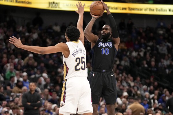 Kyrie Irving đạt 42 điểm và Tim Hardaway Jr. có 41 điểm khi Mavs vượt qua Pelicans 125-120