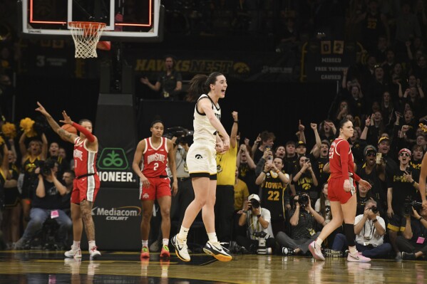 Iowa’s Caitlin Clark breaks Pete Maravich’s NCAA Division I scoring record