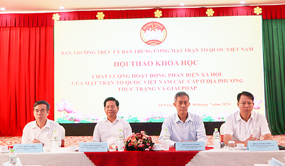 Hội thảo khoa học nâng cao chất lượng phản biện xã hội