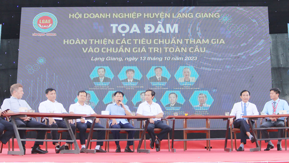 Tọa đàm doanh nghiệp Lạng Giang hoàn thiện các tiêu chuẩn để tham gia chuỗi giá trị toàn cầu