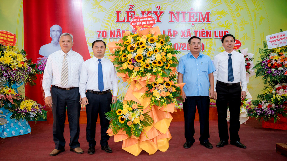 Lạng Giang: Xã Tiên Lục kỷ niệm 70 năm ngày thành lập