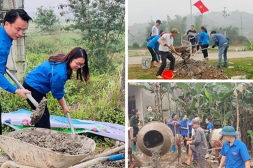 Thanh niên xung kích xây dựng nông thôn mới 0