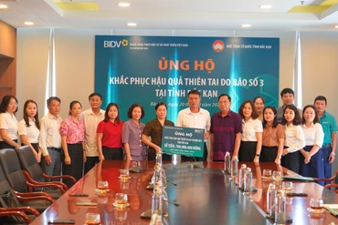 Ngân hàng BIDV ủng hộ 700 triệu đồng cho tỉnh Bắc Kạn khắc phục thiên tai 0